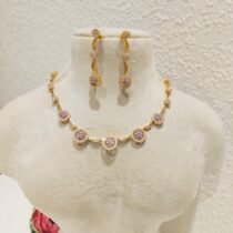 Radiant Purple Ad Stone Necklace