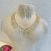 Radiant CZ Droplet Necklace