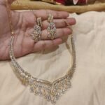 Graceful CZ Stone Necklace Set