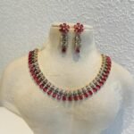 Unique Ruby Stone Necklace