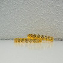 Elegant Floral Bangles Set of 2
