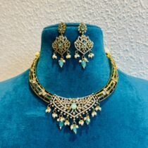 Elegant Lightblue Stone Necklace