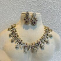 Radiant Antique Finish Peacock Necklace