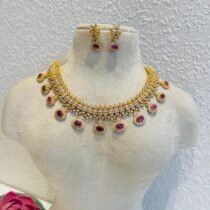 Alluring Ruby Stone Choker