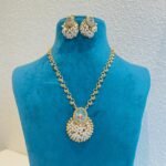 Alluring  Bridal White Pearl Necklace