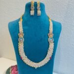 Glamorous Bridal White Pearl Necklace