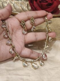 Regal Crystal Ad Stone Necklace