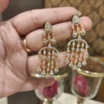 Elegant Crystal Stone Droplet Earring