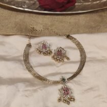 Exquisite Ruby Stone Layered Necklace