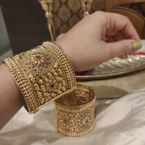 Regal Floral Bridal Big Kada Set of 2