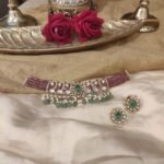 Sparkling Ruby Stone Choker