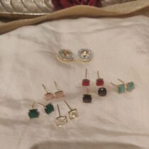 Multicolor Changeable Stone Earring