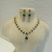Timeless Green AD Stone Choker