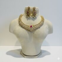 Rare Ruby Stone Neckalce