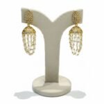 Whimsical White Pearl Jhumka