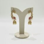 Pinnacle peacock ruby Stone Earring