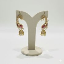Pinnacle peacock ruby Stone Earring