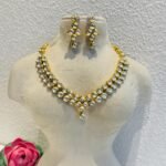 Regal Floral 2 Layer Kundan Stone Necklace