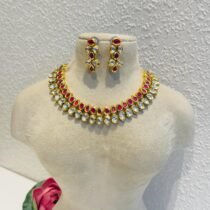 Mesmerizing Ruby Stone Kundan Necklace