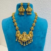 Brilliant Temple Peacock Necklace