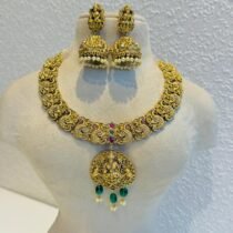 Elegant Peaock temple Necklace