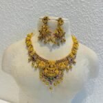 Exquisite Lakshmi Peacock Temple Neckalce