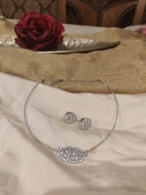 Inimitable CZ Crystal Stone Chain necklace