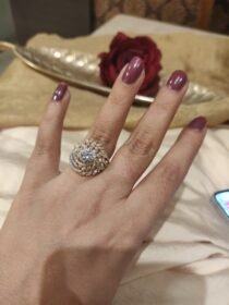 Lustrous Crystal Stone AD Ring