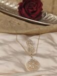 Exquisite Floral Golden CZ Chain