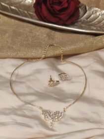 Opulent Golden Chian With CZ Pendant