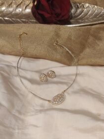 Elegant AD Pendant Necklace Set