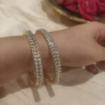 Sought Leafy Design Bangles Set of 2