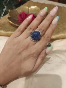 Exquisite Blue Stone Ring