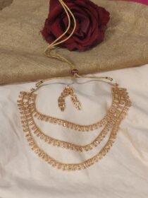 Dazzling 3 Layer Crystal Stone Necklace