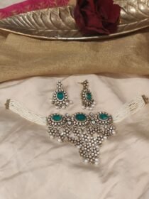 Elegant Handcrafted White Pearl Choker