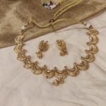 Tantalizing Golden Moon Shot Necklace