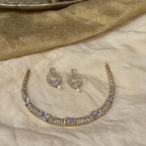 Iconic AD Crystal Stone Choker