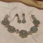 Enchanting Floral Mint Choker