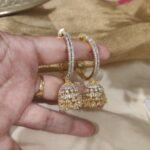 Dazzling Crystal AD Stone Ring Jhunka