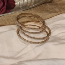 Lustrous AD Stone Bangles
