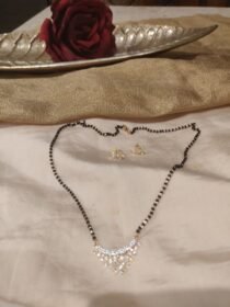 Lustrous Droplet CZ Stone Mangalsutra