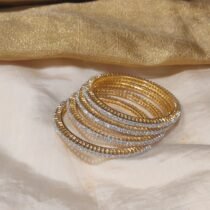 Enchanting AD Stone Bangles Set of 4