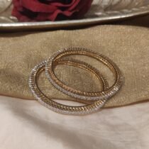 Alluring AD Stone Bangles Set of 2