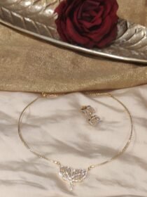 Golden Chain with CZ Pendant