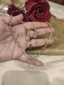 Opulent Crystal AD Stone Necklace