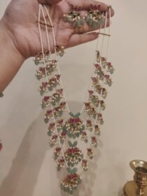 Elegant Multi-Layered Pearl Handcrafted Necklace Set