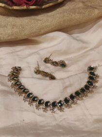 Dazzling Green AD Stone Necklace