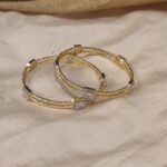 Divine Crystal Stone Kada Set of 2