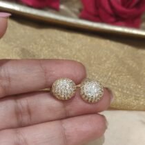 Exquisite Round AD Earrings