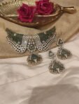 Timeless Green AD Stone Choker